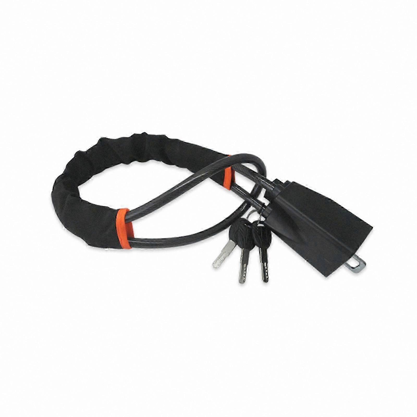 Compact Braided Steel Dual-Function Lock