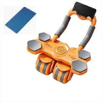 Ab Wheel, Four-Wheel, Elbow Support, Smart App, Home Gym