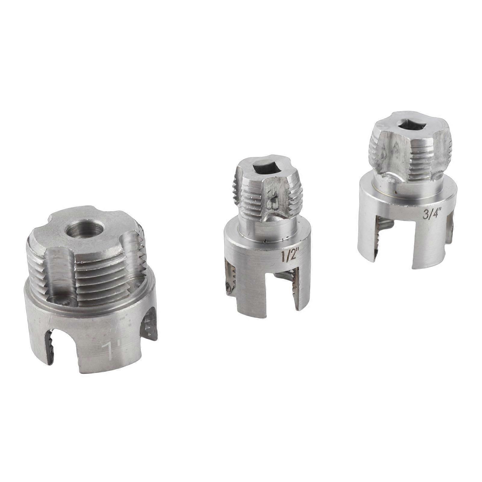 Integrated Internal External Pipe Threading Tools 1 4in Hex Shank G1 2 G3 4 G1 Pipe Thread Maker Tools