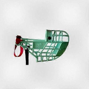 Adjustable Plastic Dog Muzzle for Anti-Barking and Biting, Breathable Mouth Cover for Greyhounds and Similar Breeds