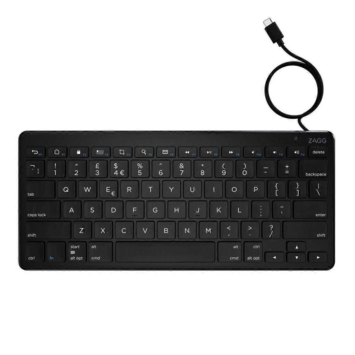 Zagg Type-C 12-inch Wired Keyboard (103211036)