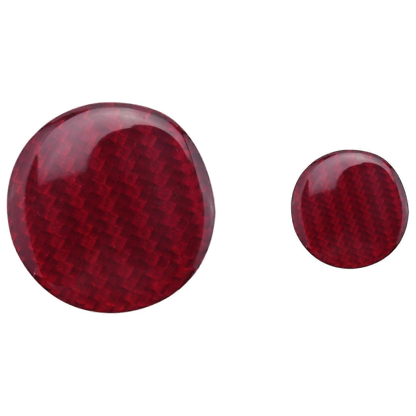 For Mx-5 Miata Roadster Mx5 Nd 2016+ Center Console Multimedia Button Cover Trim Red Carbon Fiber S