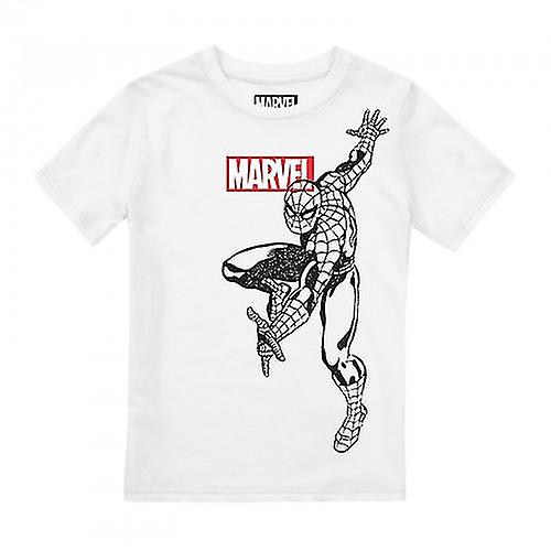 Spider-Man Boys Outline T-Shirt