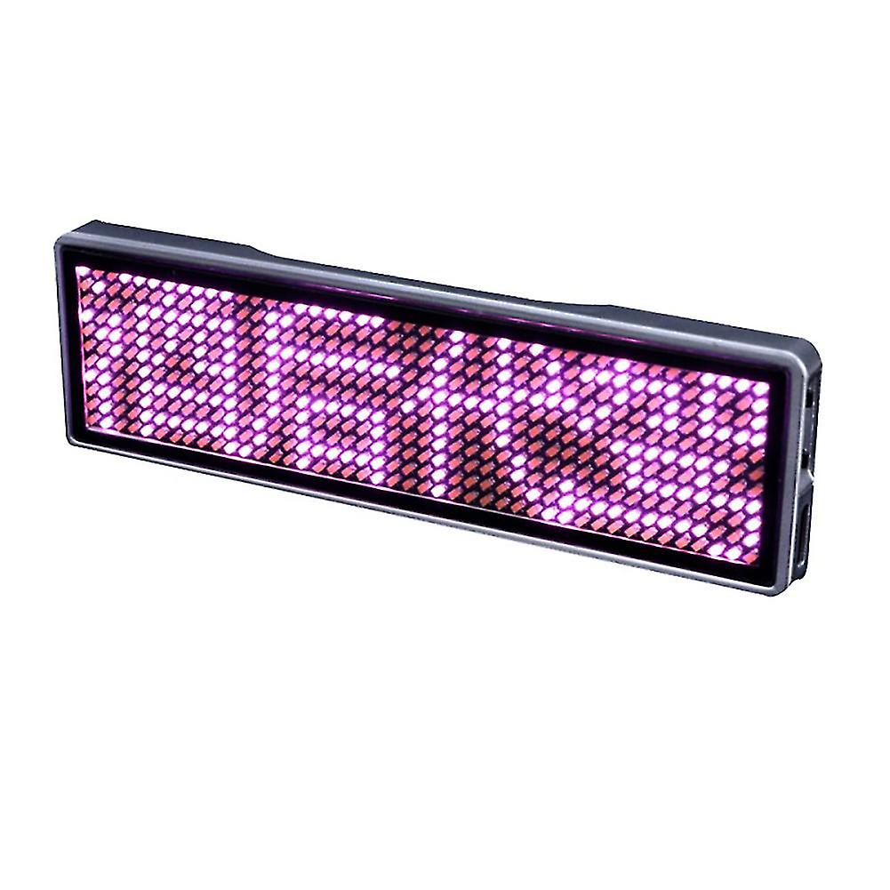DIY LED Zeichen Bluetooth Digital Programmierbare Scrolling Name Nachricht Tag Badge Neu
