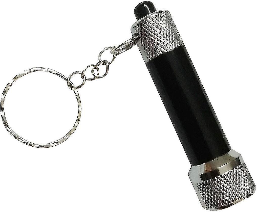 Portable 5 Led Torch Keyring - Aluminium Mini Flashlight Keychain With Batteries Included For Hiking, Camping