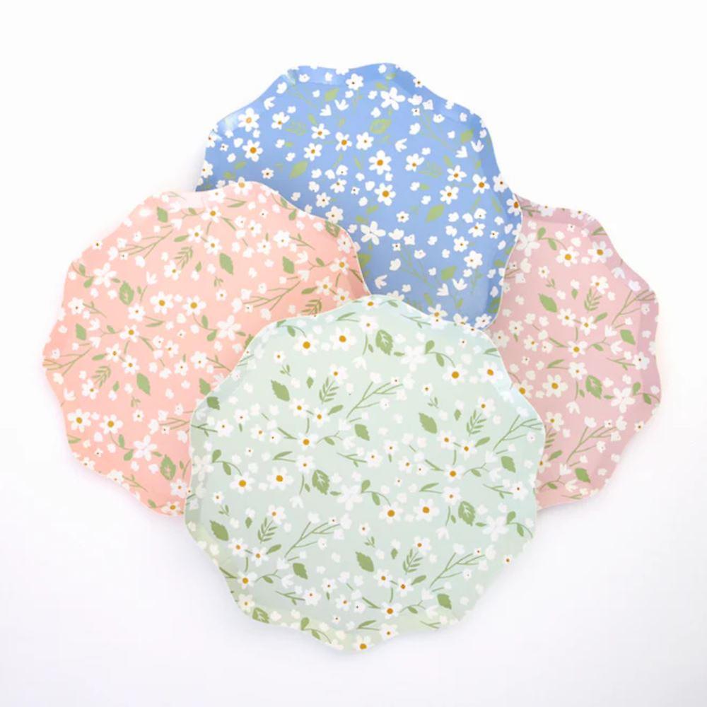 Ditsy Floral Plates | Wedding Afternoon Tea Party Birthday Tableware x 12