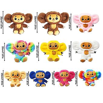 2023 Russia Movie Cheburashka Monkey Plush Toy Kawaii Baby Kids Sleep Appease Doll Toys For Children Gift