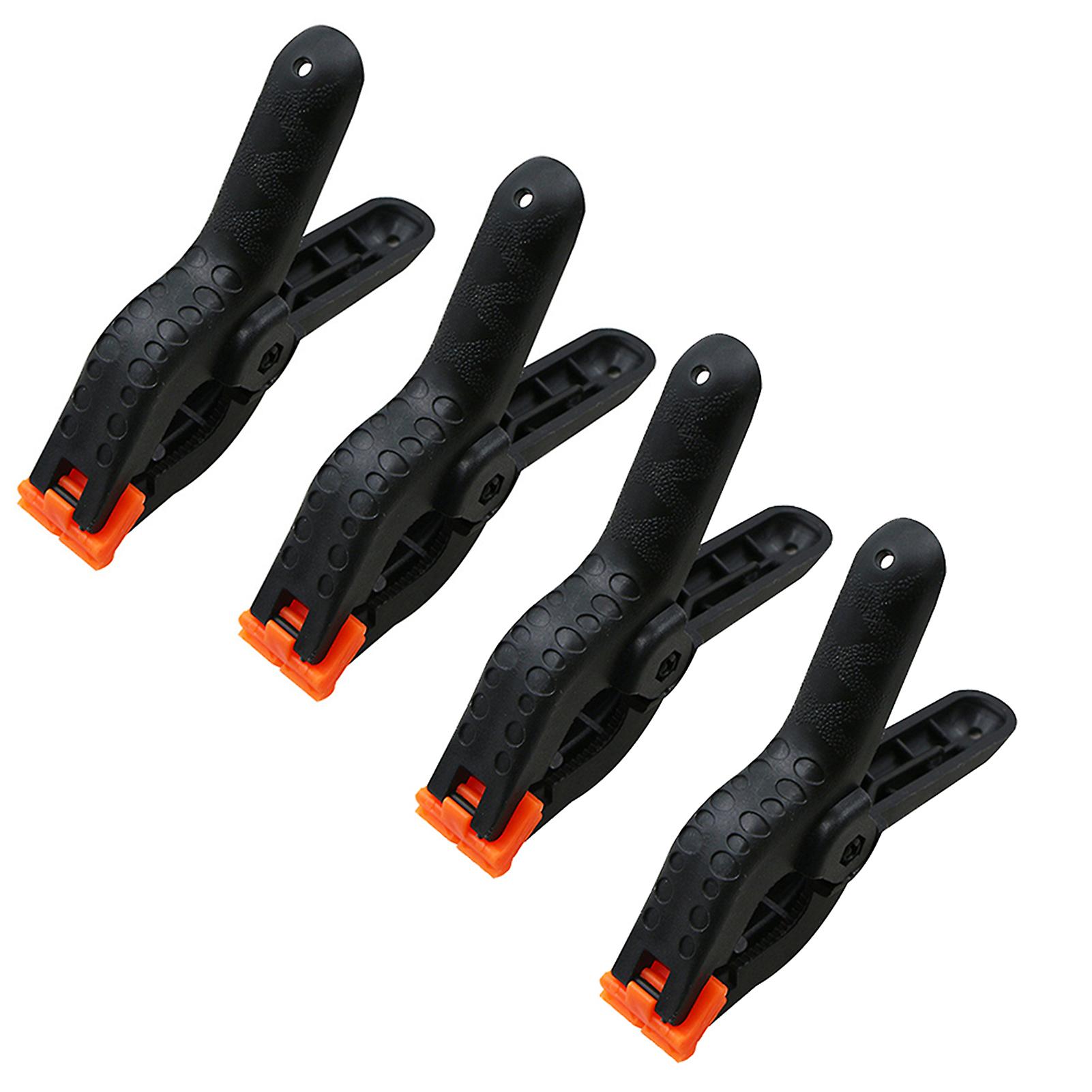 1/2/4pcs 4 inch Plastic Spring Clips Durable Professional Anti-Slip Clamps for Wood Working