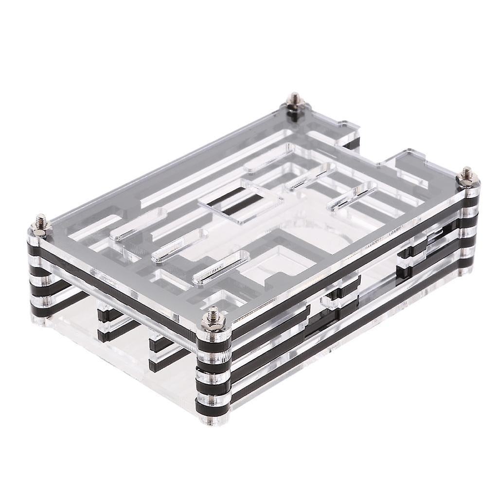 Clear Case Enclosure Box for Raspberry Pi2 PI3 Model B+ Black