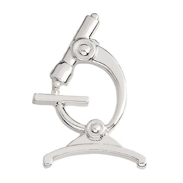 3xCreative Microscope Shape Brooch Breastpin Corsage for Party Proms Silver