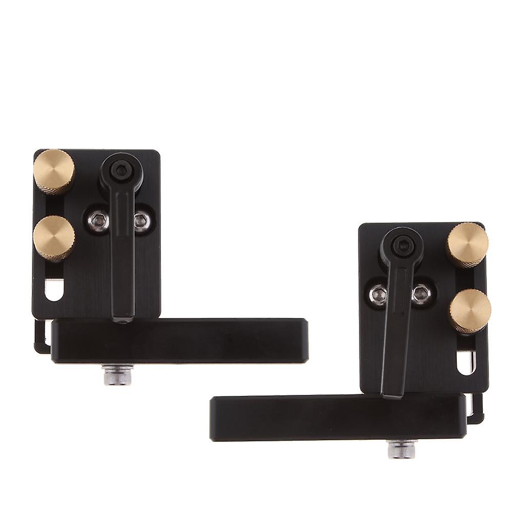 2Pcs Miter Track Stop for T-Slot T-Track Wood Working Tool Right and Left