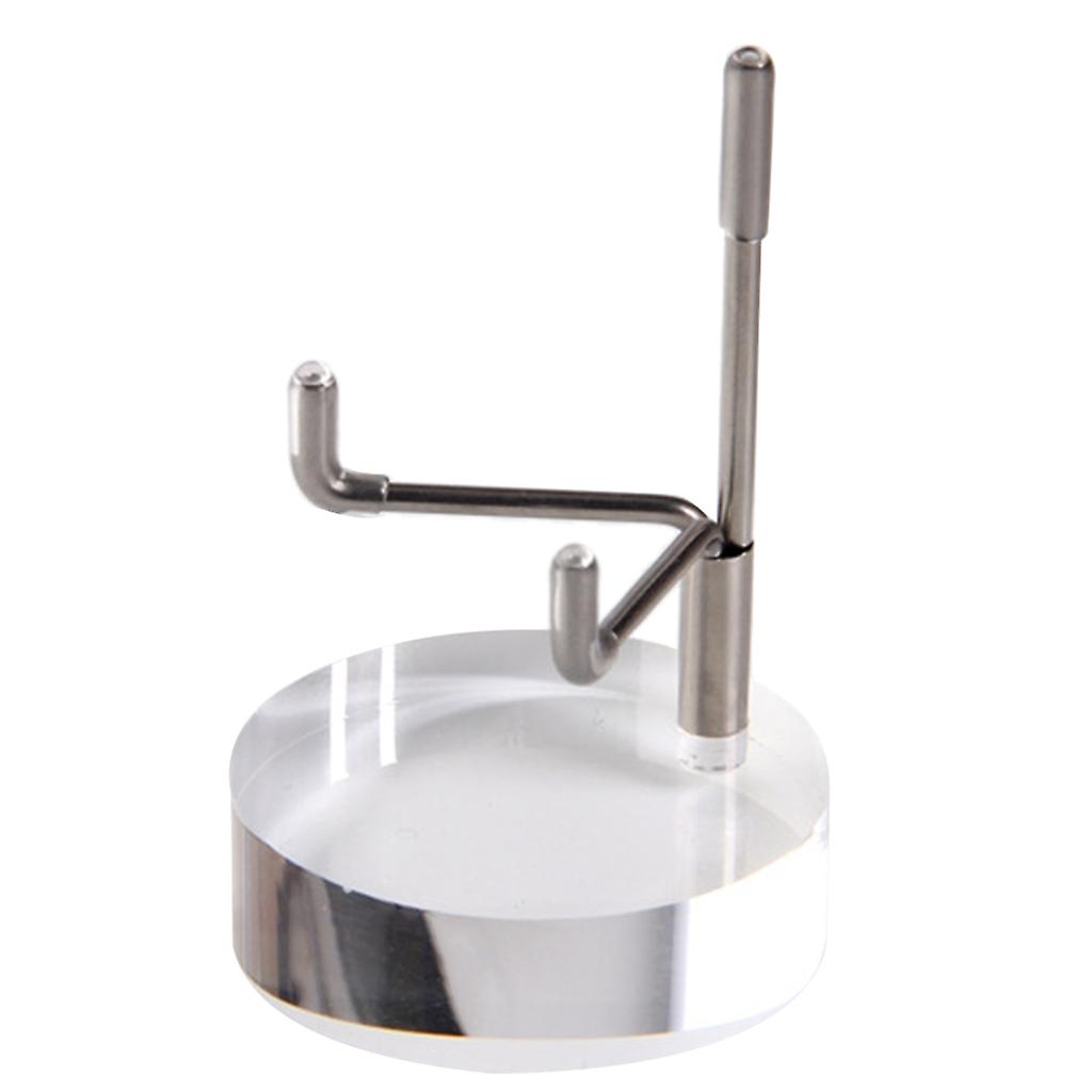 Akryl Display Stativ Stafflihållare för Kristall Mineral Ädelstenar Samlarobjekt