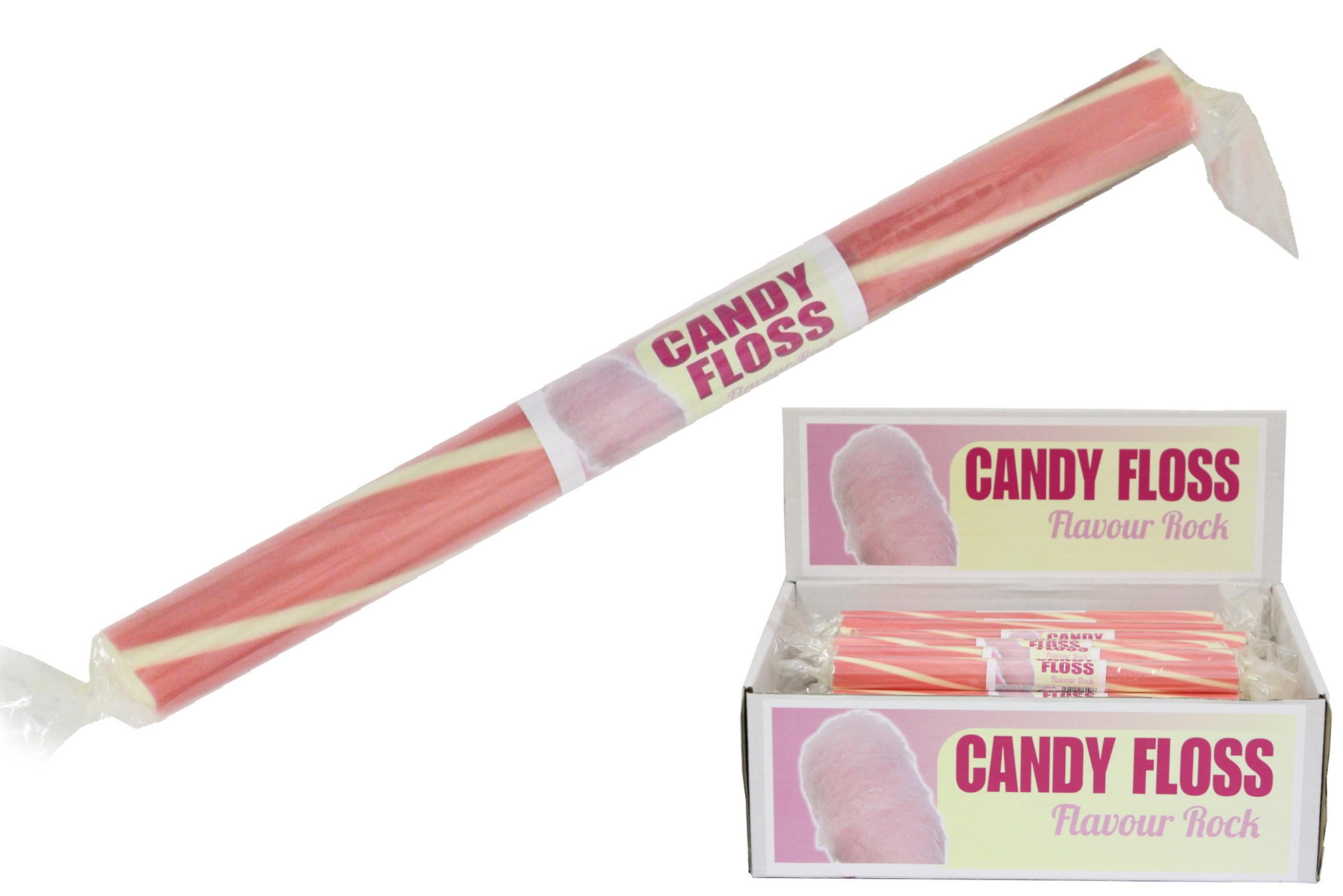 Pack de 20 palitos de roca de sabor medio - Candyfloss