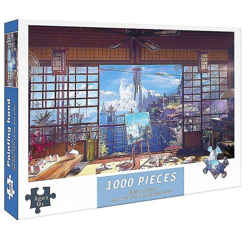 Puzzles For Adults 1000 Pieces Paper Jigsaw Puzzles Educational Intellectual Decompressing Diy Large Puzzle Game Toys