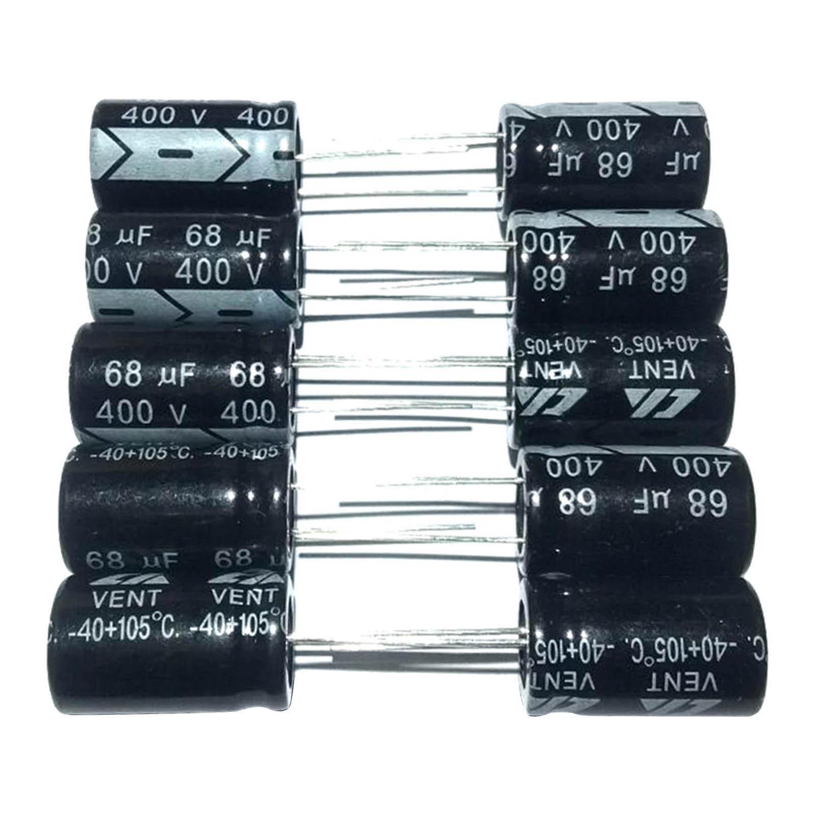 10Pcs Electrolytic Capacitors Kit Radial 450V  68UF 105 Component
