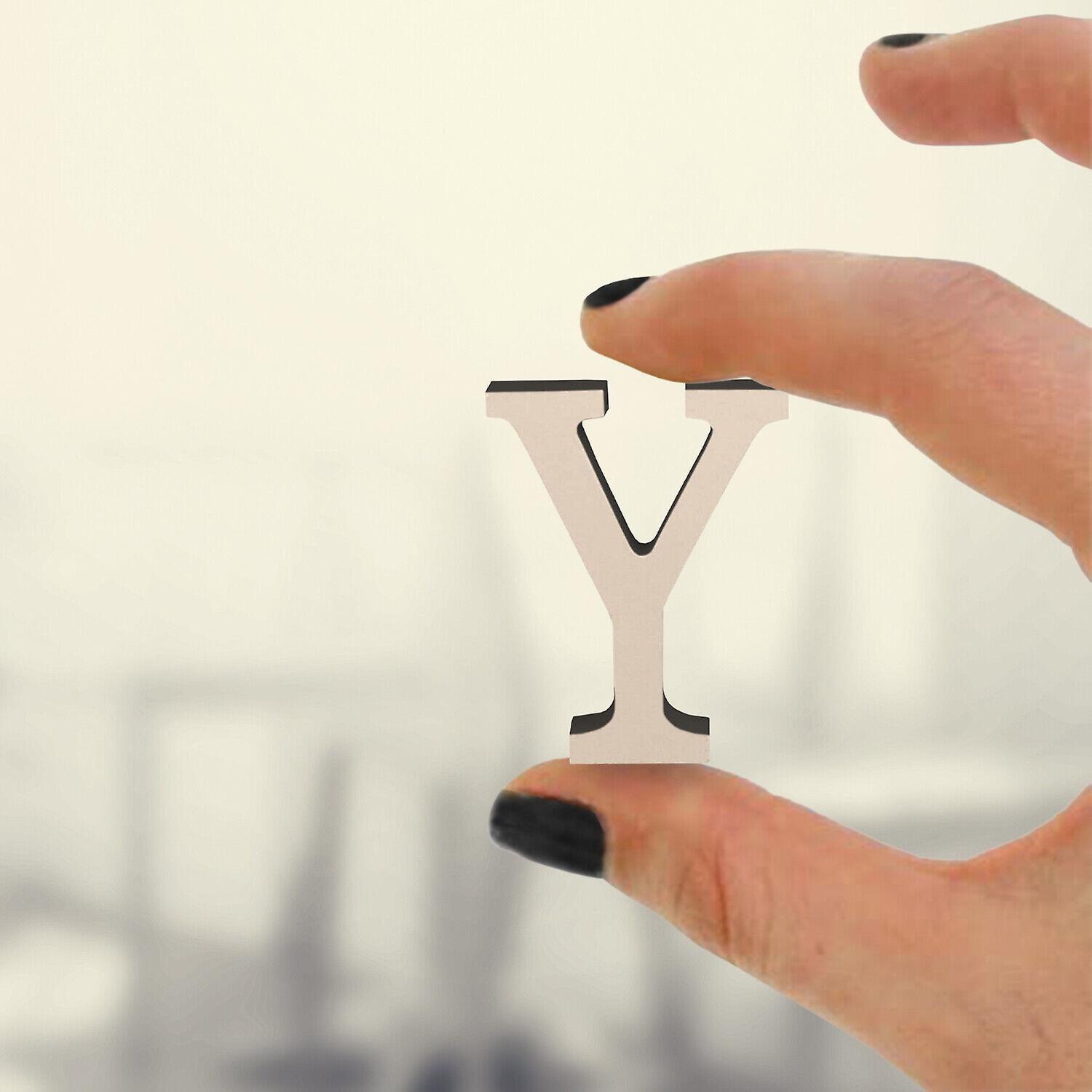 Standing Wooden Y Letters Alphabets