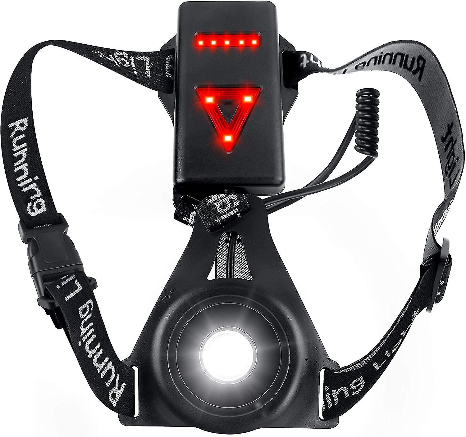 Outdoor Workout Strap Light Usb Rechargeable Led Cycling Light 3 Modesbd
