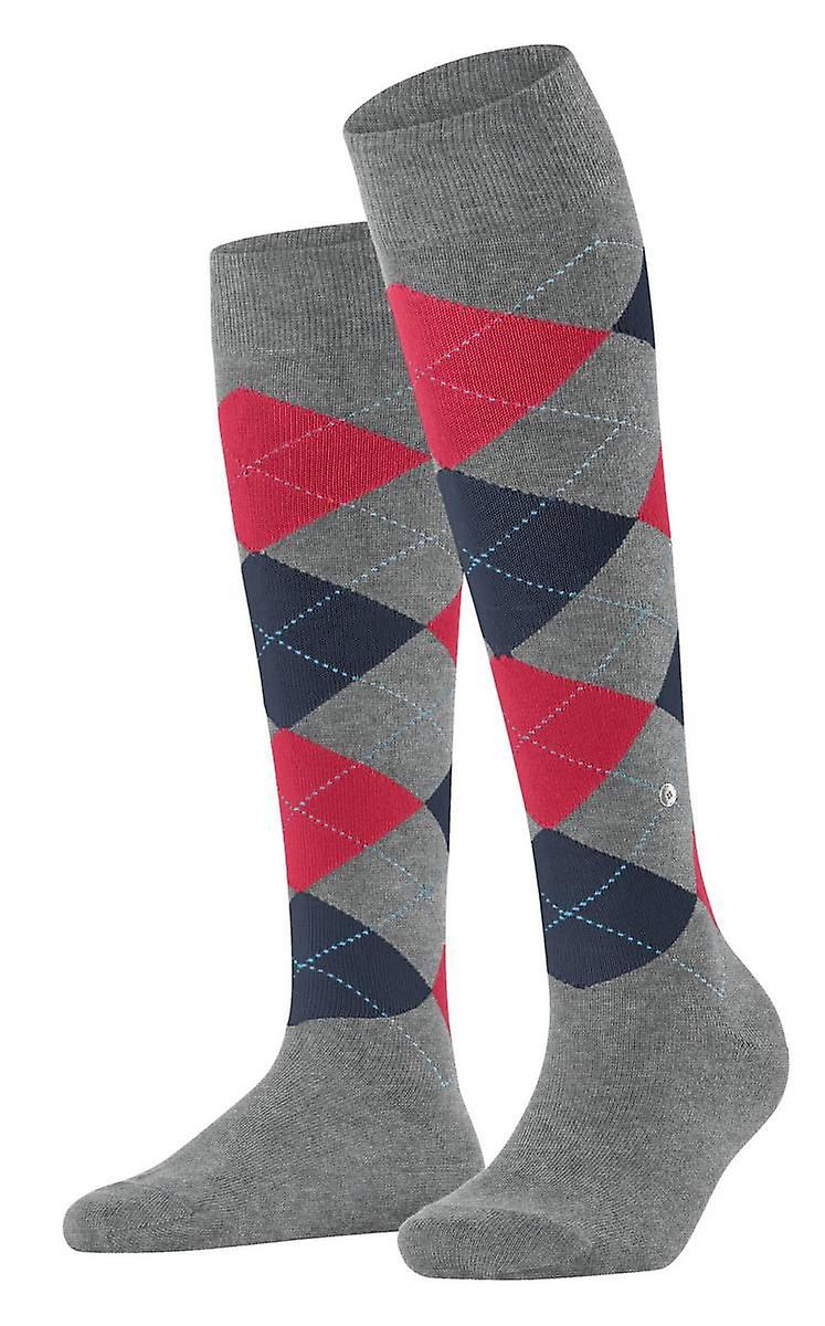 Burlington Queen Knee High Socks - Rock Steel Grey