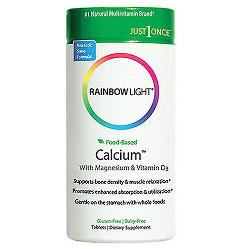 رينبو لايت كالسيوم مغذيات غذائية حقيقية (كالسيوم الغذائي) ، 500 مجم ، 90 قرص (عبوة من 1)