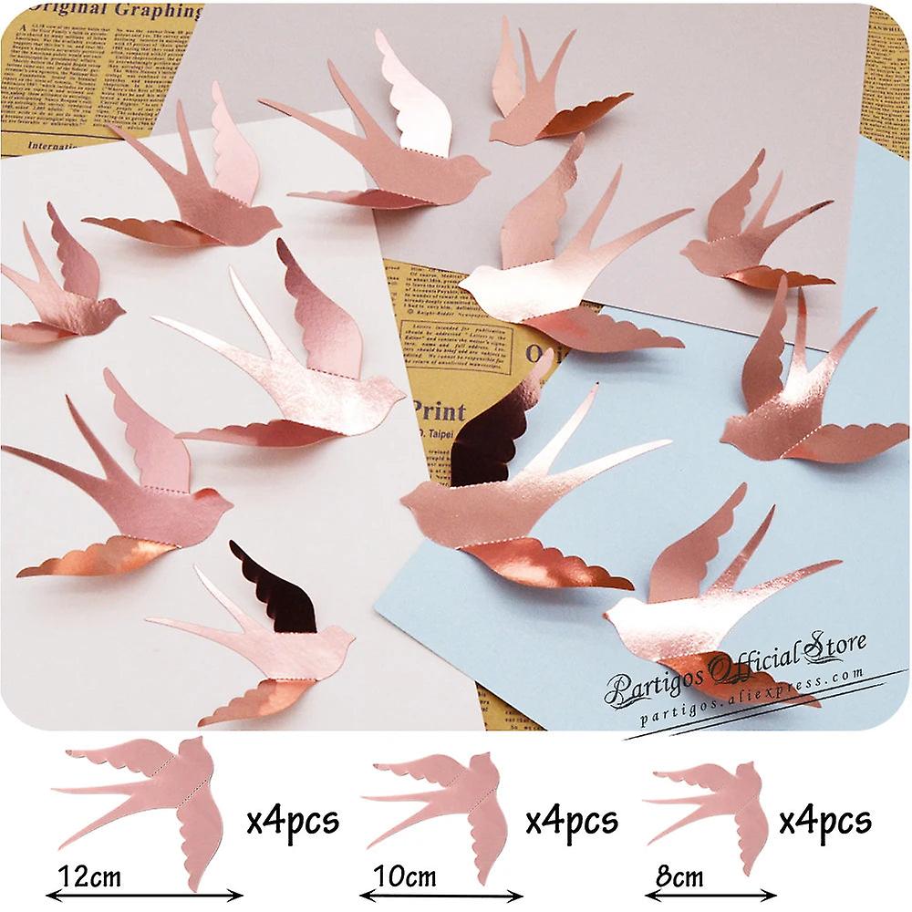 12Pcs 4d Hollow Butterfly Wall Sticker Diy Home Decoration Wall Stickers Wedding Party Wedding Decors Butterfly Kids Room Decors