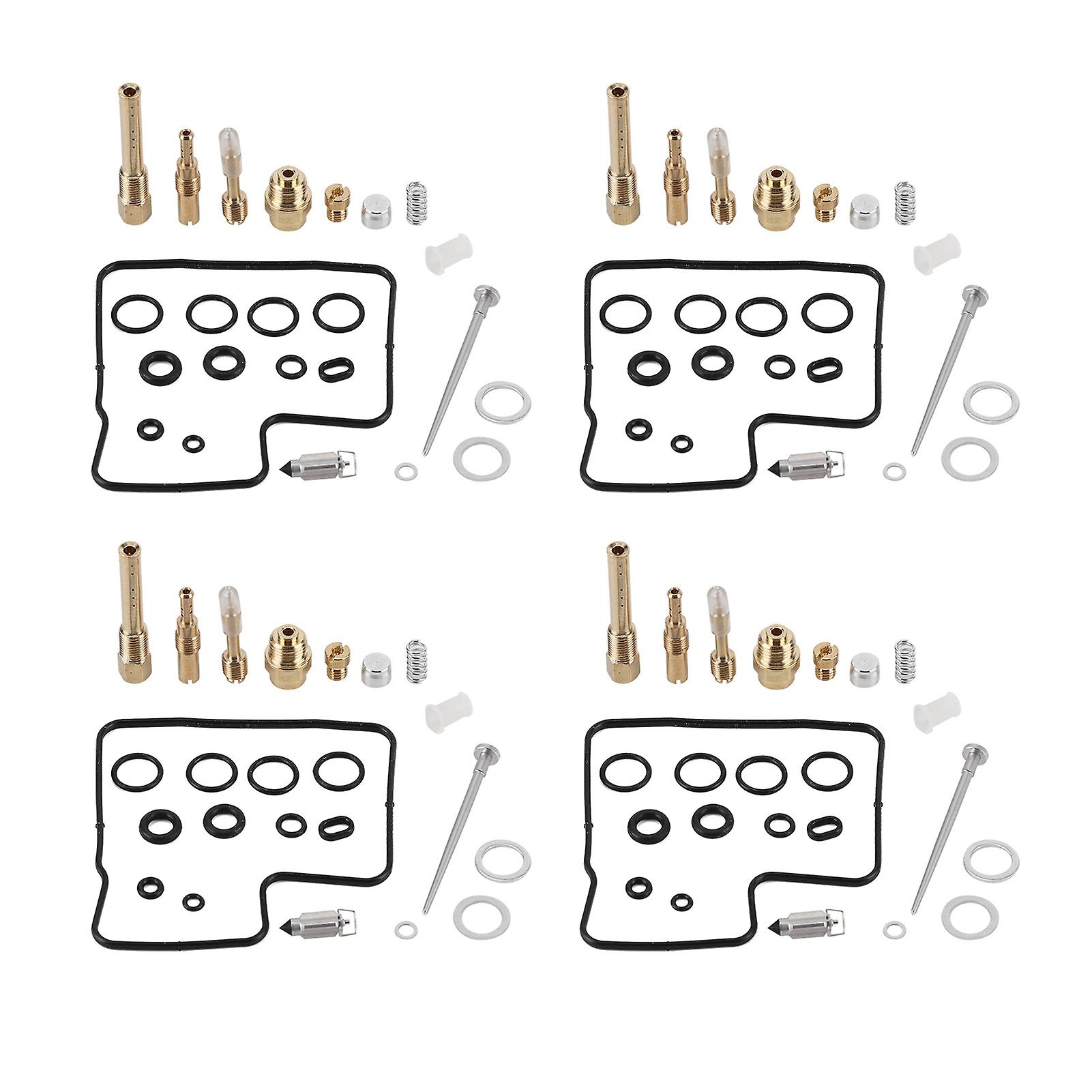4 Sets Motorcycle Carburetor Repair Kit Rebuilt Parts Fit for Honda V45 Magna/VF750/VF750S