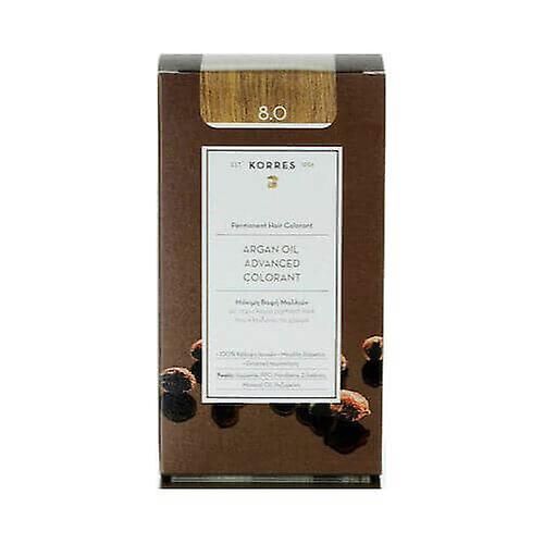 Korres Argan Oil Advanced Colorant with Pigment-Lock Technology 8.0 Light Blonde, 50ml