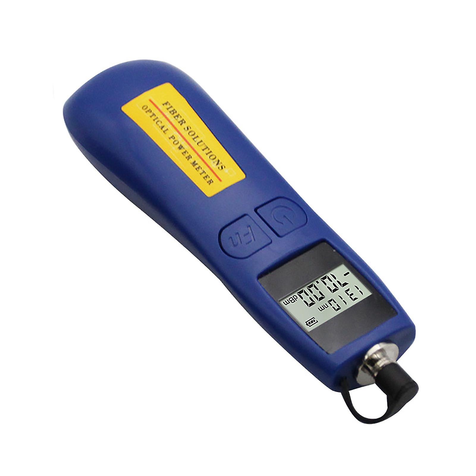 Handheld Optical Power Meter ‑50dBm to +26dBm Sensitive Fiber Optic Power Tester for Communication Engineering 