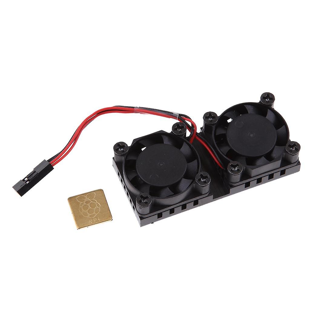 Dual Fan Cooling System Module with Heatsink for Raspberry Pi 3B, 2, 1