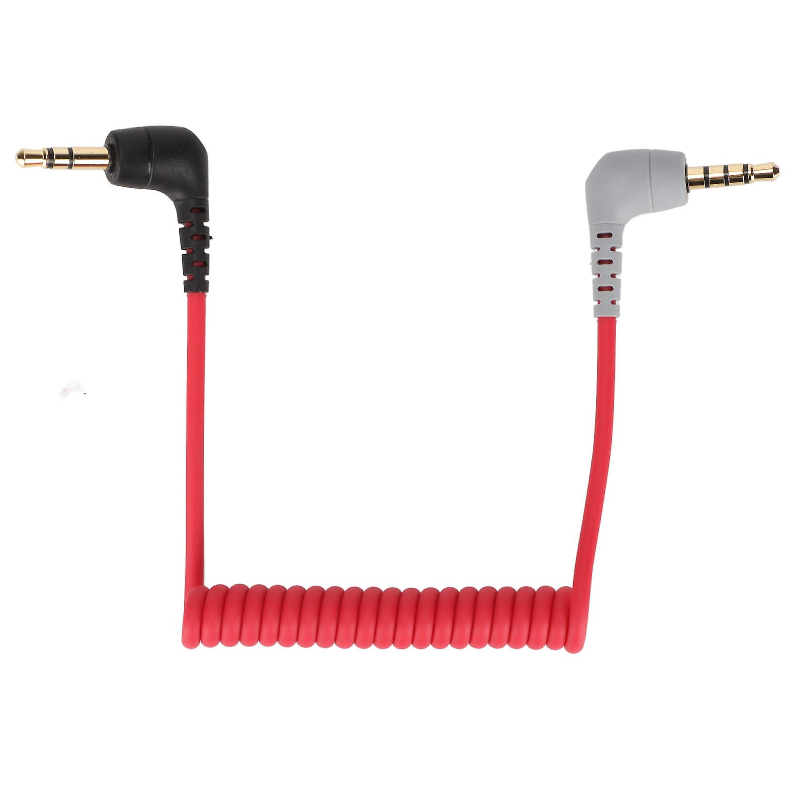 Trs To Trrs Microphone Cable For Smartphones, Compatible Smartphones And Tablets With External Microphone Integration, Professional Use For Youtube