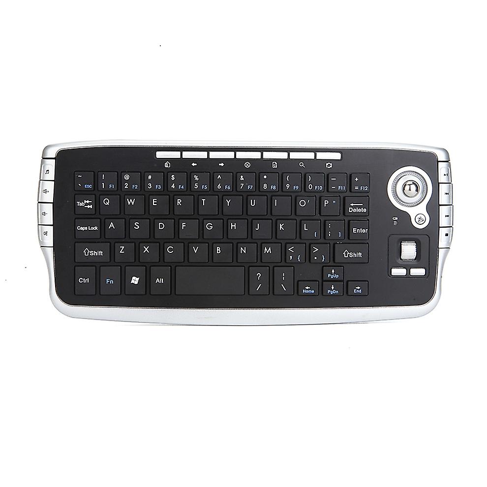 Mini Ergonomic Keyboard Trackball Air Mouse 1200dpi Function TV 2.4G Wireless Keyboard with trackbal