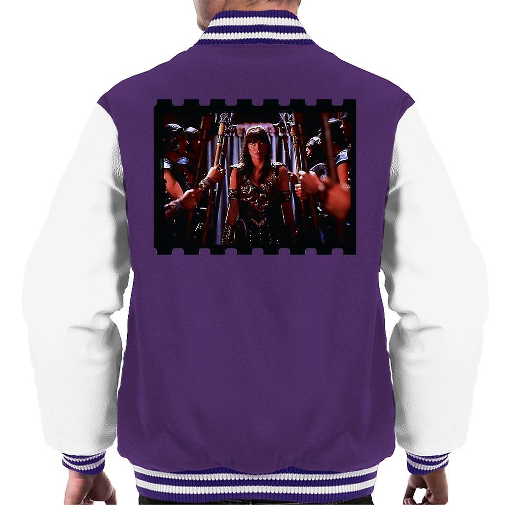 Xena Warrior Princess And Her Soldiers Men's Varsity Jacket