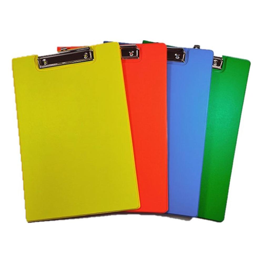Gns A4 Size High-Quality Durable Clipfolder with Expanding Pocket Pack of 4