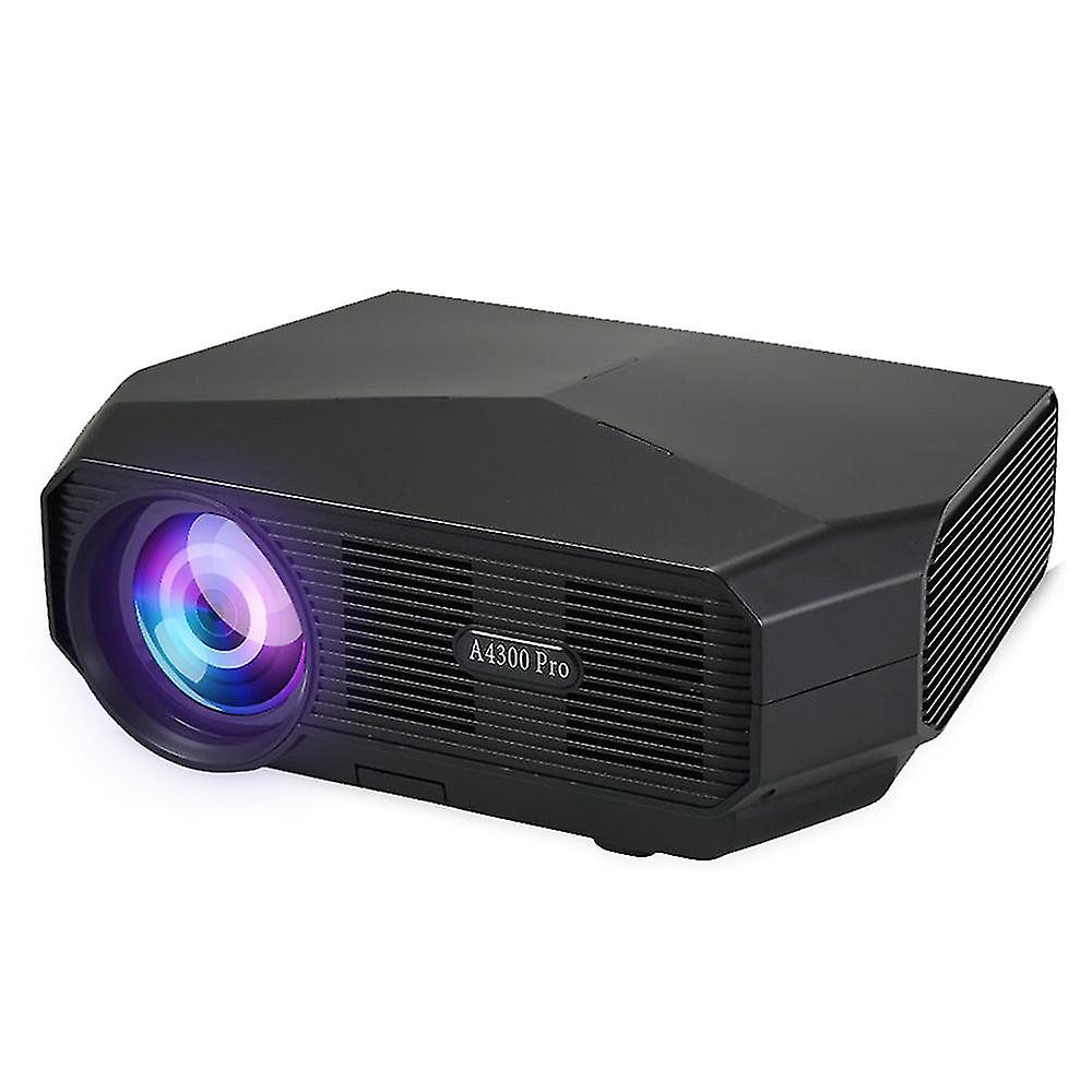 Portable Lcd Projector 1080p Resolution Multiple Ports For Office Home Theater Android 9.0 System Support Display Wirelessly