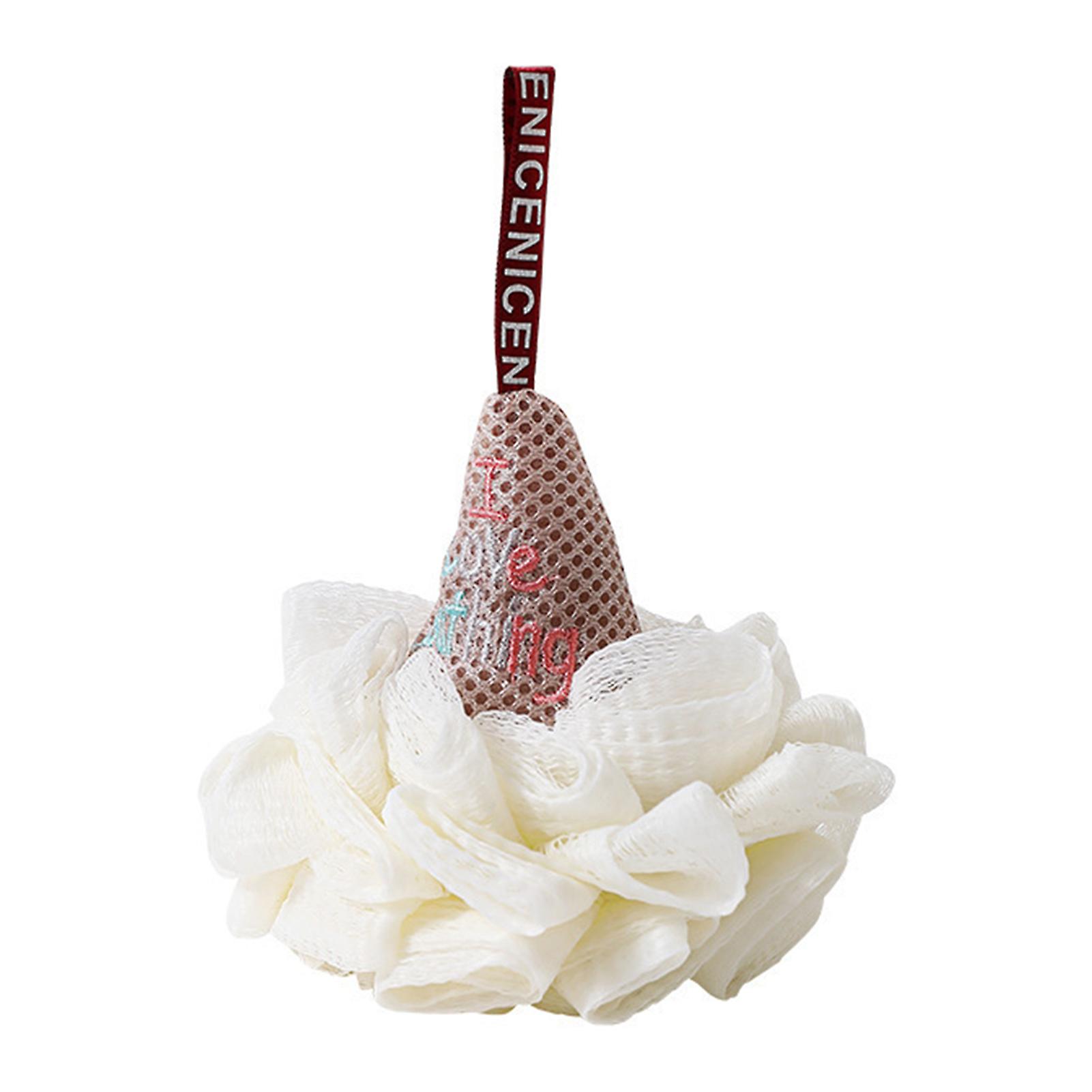 Cute Ice Cream Shape Bath Ball Comfortable Quick-Drying Towel for Shoulder Back Leg