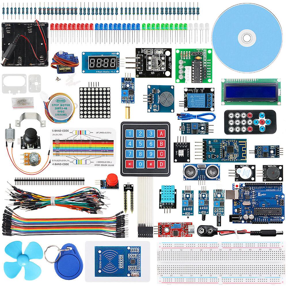 Diy Kit For Arduino Uno R3 With Bluetooth Module 34 Lesson Support Scratch Mblock