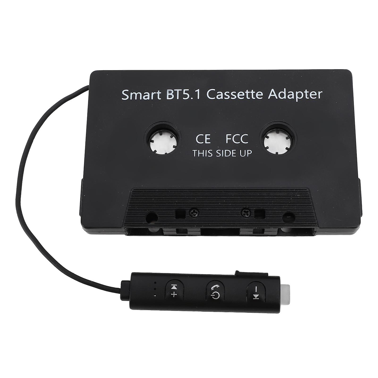 DC5V Bluetooth Cassette Adapter BT5.1 Universal Wireless Cassette Tape to Aux Adapter for Cars Trucks With Cassette Player