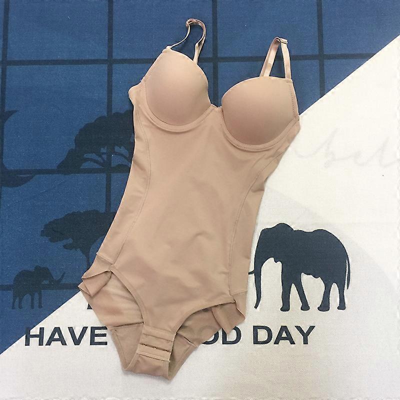 תחתון בגד גוף לבן נשים Shapers למתוח צבע אחיד תחתונים משיי Shapewear BaoPeng