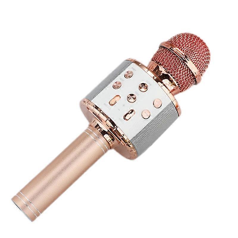 Q9 Bluetooth-compatible Microphone Wireless Mobile Phone Microphone Sing & Record Portable Mic Ws858 Upgrade Karaoke