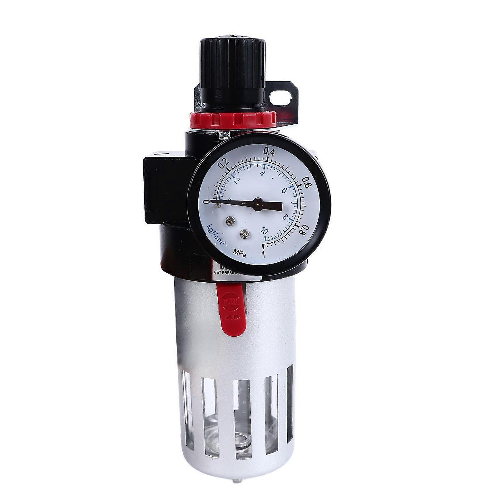 Compressor Oil Water Separator Compressor Air Filter Regulator 1/4 NPT Oil Water Separator Air Source Treatment Unit for Air Tools