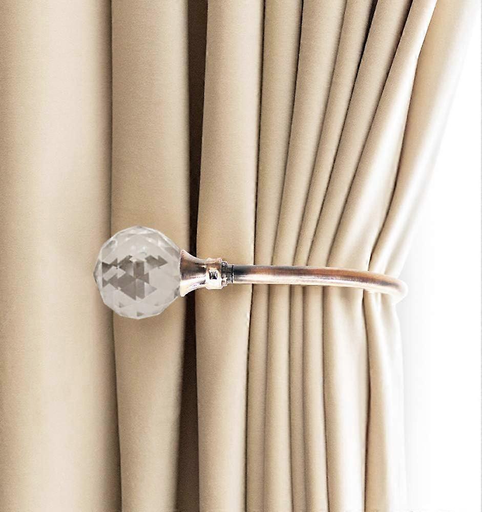 Curtain Tiebacks Metal U Wall Hooks Curtain Tiebacks, Metal Curtain Tiebacks 2 Pack (Red Bronze)