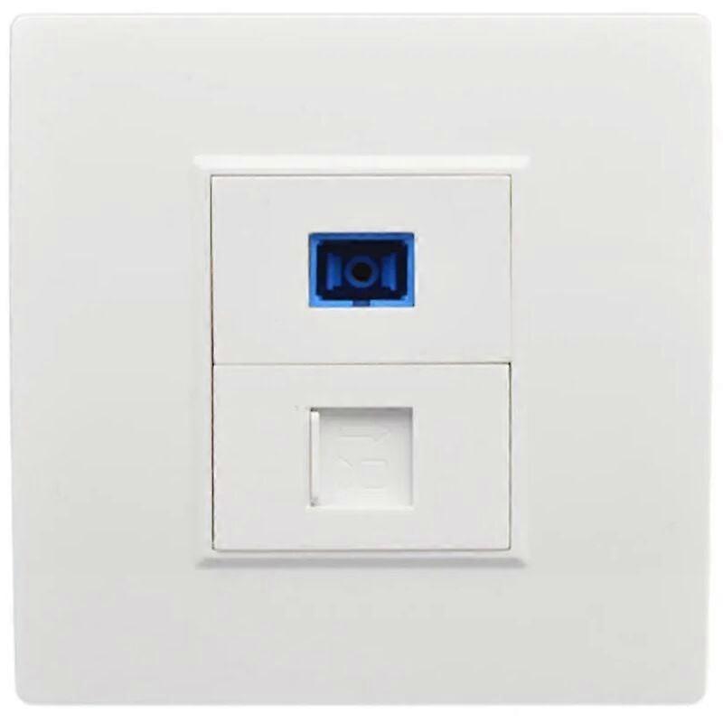 SC Fiber Optic Interface - Wall Socket, RJ45 Network Jack Panel, Typical Connector