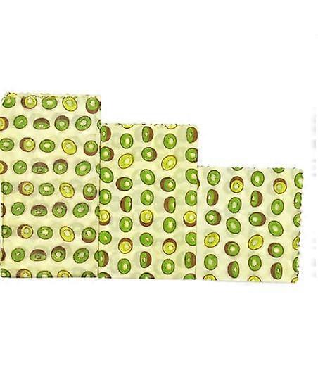 3db újrafelhasználható méhviasz csomagolás méhviasz csomagolókendő gyümölcsökhöz zöldségek szendvicsek méhviasz élelmiszer-csomagoló kendő