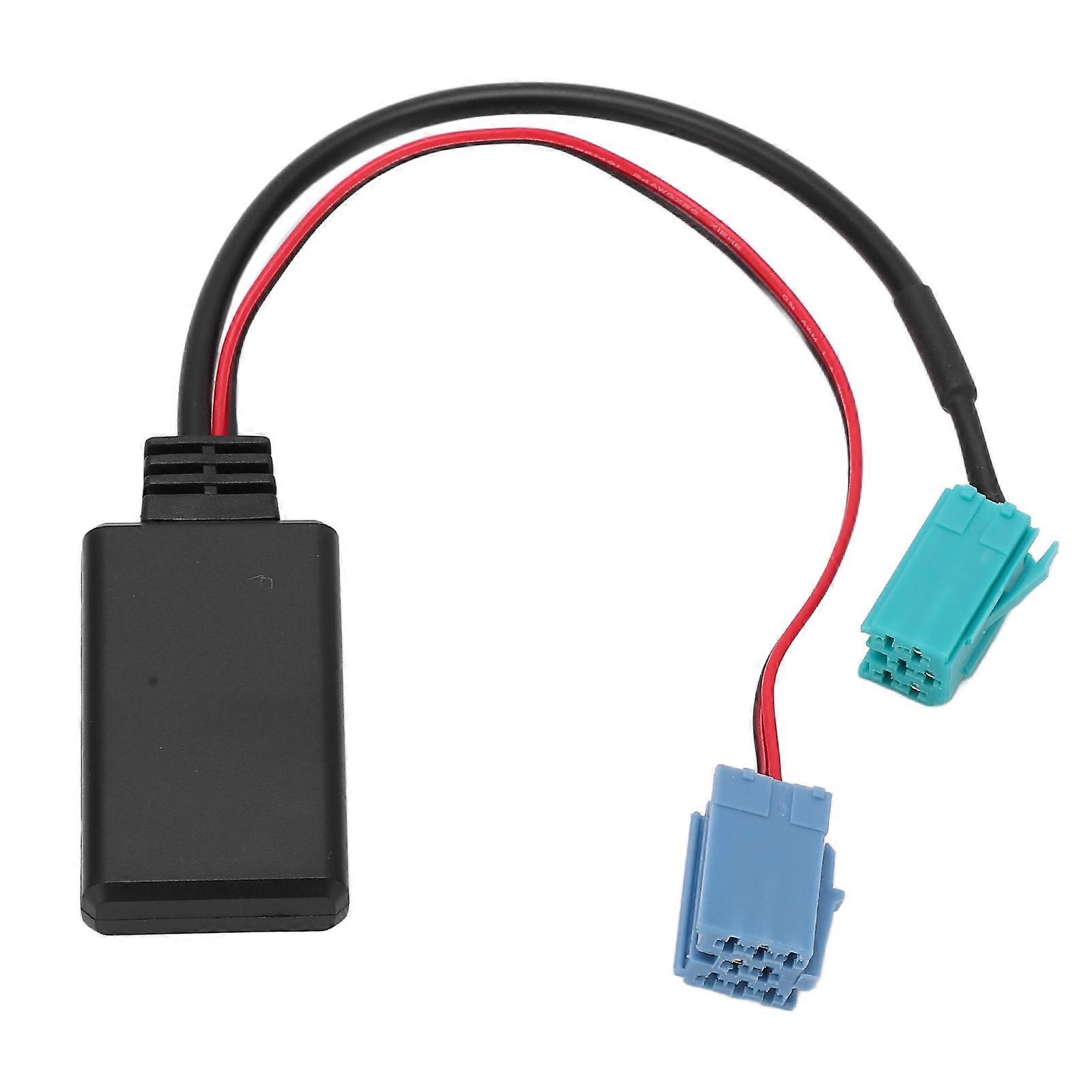 Bil Bluetooth-lydkabeladapter til udskiftning til Clio Kangoo Megane Scenic 2005-2011 (6-bens + 8-bens)