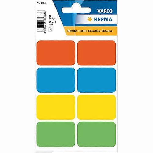 Herma Multi-Purpose Superior Quality Self-Adhesive Assorted Color Labels