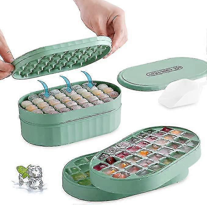 Ice Cube Storage Box Ice Cube Mold Diy Set Ice Storage Ice Maker Box