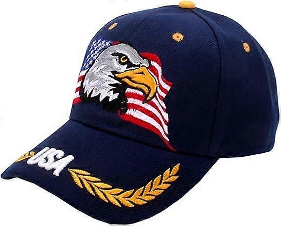 USA-Flag Eagles-Hat American Baseball-Cap Embroidered