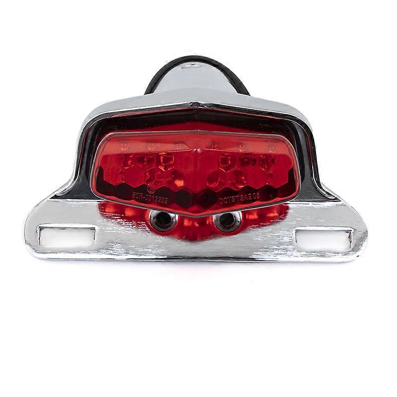 Ranger Stick King CG Tianjun Retro Motorcycle Modification LED Rear Tail Light, Brake Light, Running Light, License Plate Holder Assembly