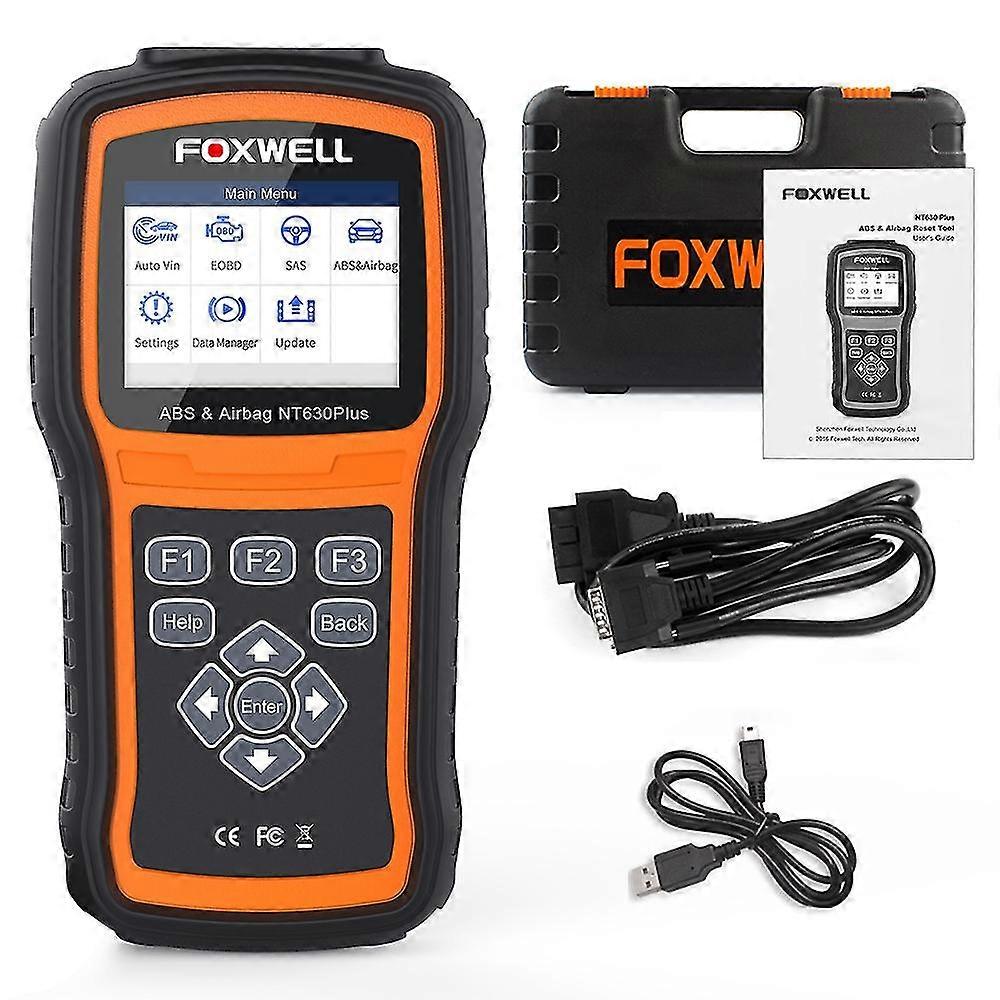 Foxwell Nt630 Plus Obd2 Code Readerabs Bleeding Srs Reset Active Test Obd Diagnosis Scanner Auto Too