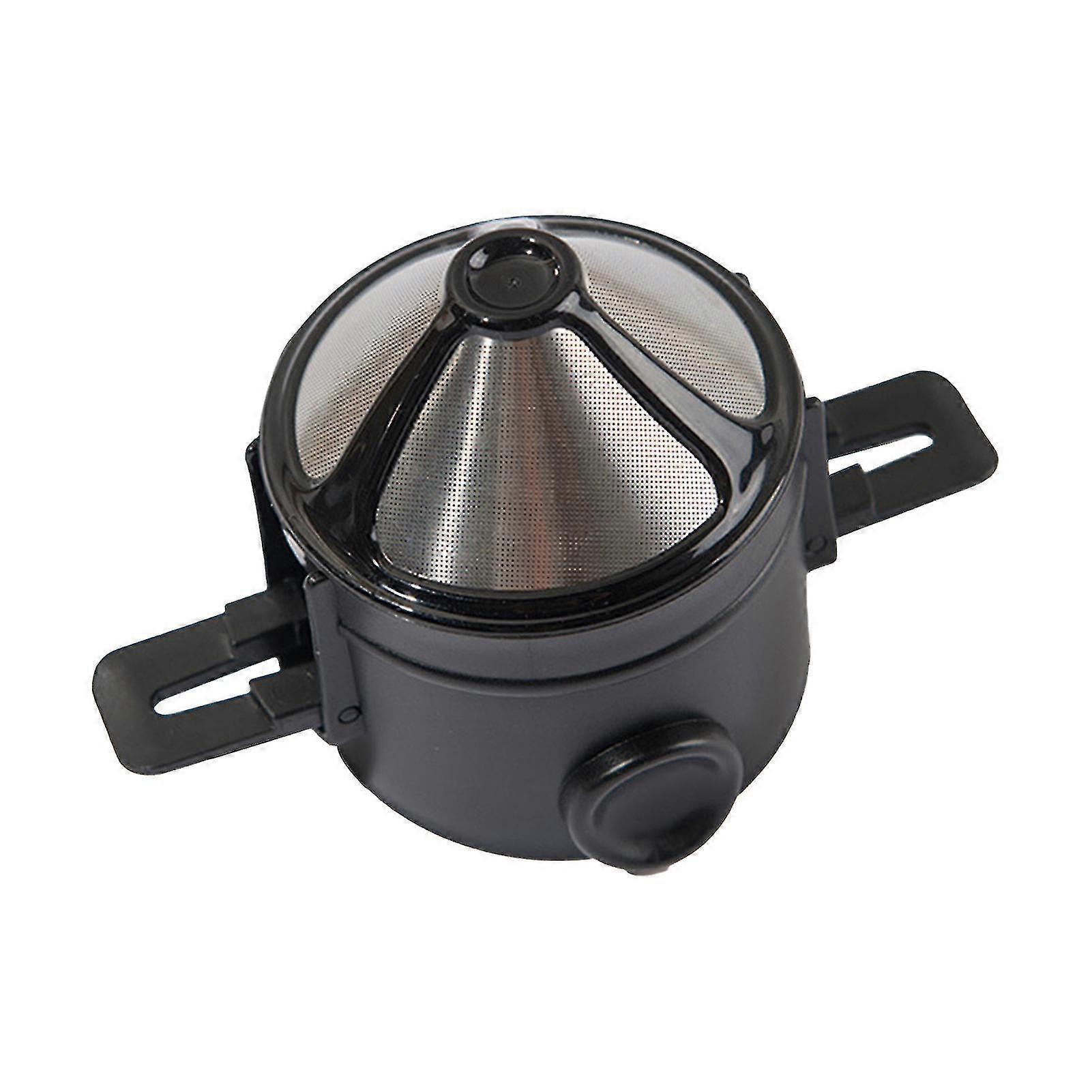 2pcs Coffee Filter Paperless Double-layer Stainless Steel Foldable Tea Filter Cup For Home