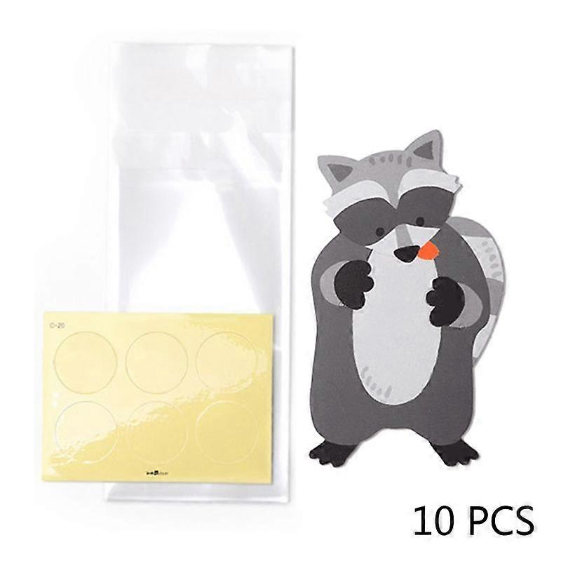Cute Three-dimensional Cartoon Animal Candy Biscuit Packaging Bag